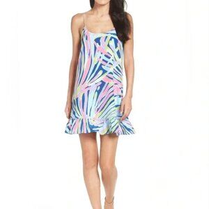 Lilly Pulitzer Dress Spaghetti Strap Floral XS